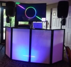 video wedding dj booth