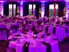 uplighting, wedding reception, ft myers, fl