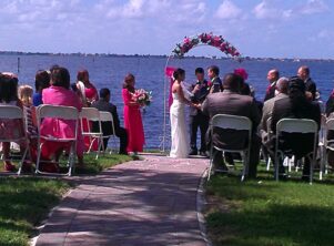 wedding, ceremony, white orchid, ft myers fl